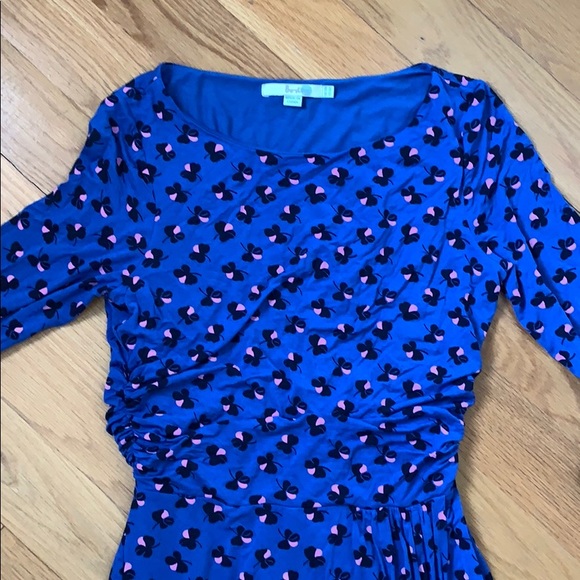 Boden Lottie Pansy Print Dress - Picture 4 of 13